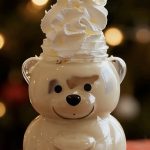 Iced White Mocha in bear mug